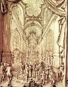 Johan Christian Dahl St Benedict Chanting Psalms Spain oil painting artist